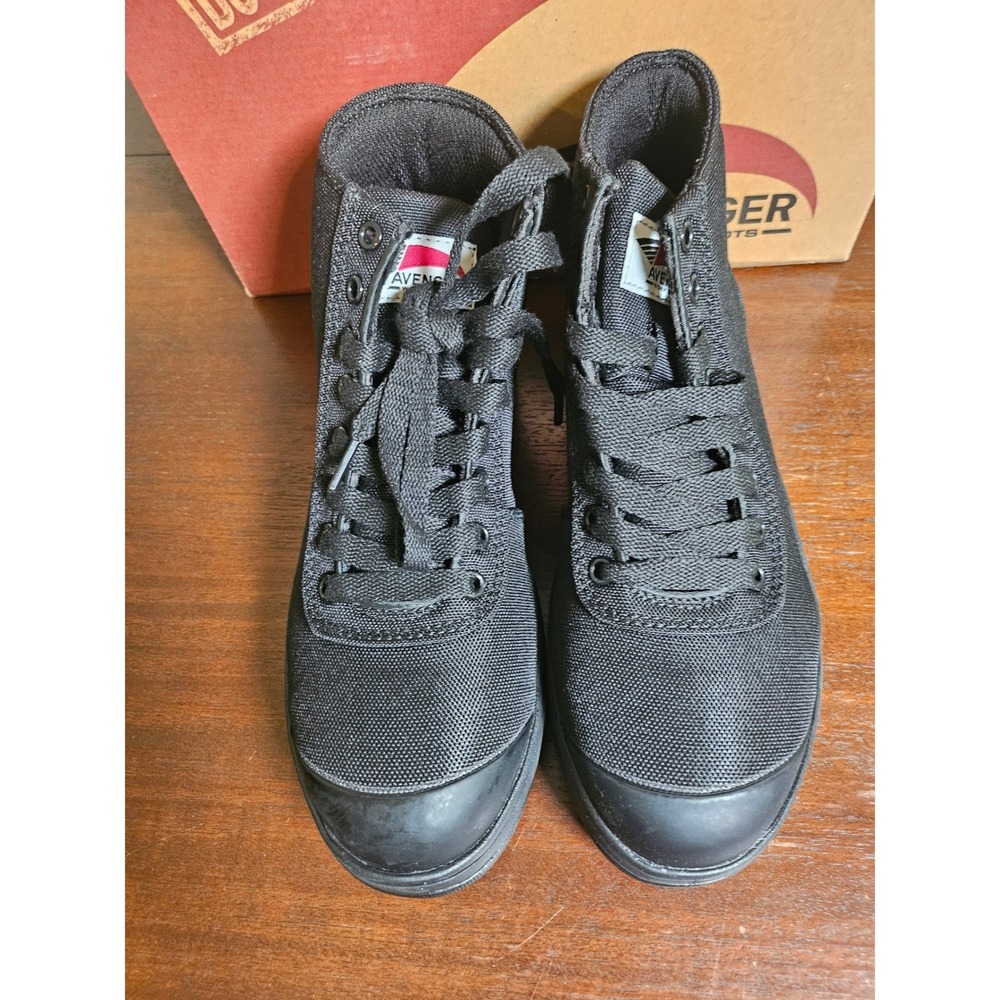 Avenger Work Boots High Top Sneaker Men 6.5 Black Slip Resistant Industrial Shoe